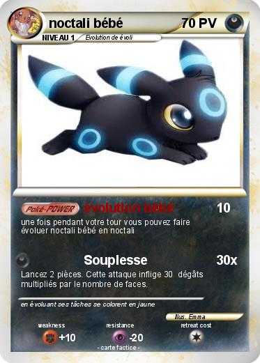 Pokemon noctali bébé