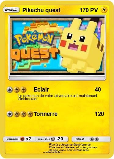 Pokemon Pikachu quest