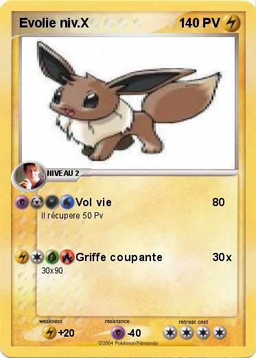 Pokemon Evolie niv.X