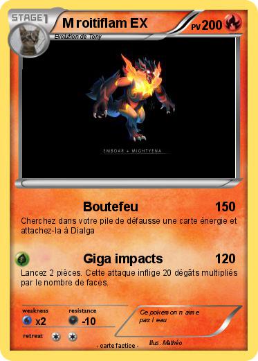 Pokemon M roitiflam EX