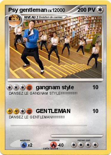 Pokemon Psy gentleman