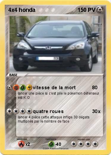 Pokemon 4x4 honda