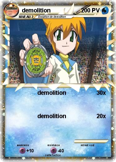 Pokemon demolition
