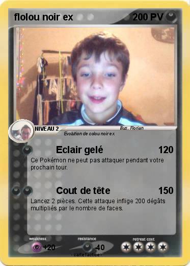 Pokemon flolou noir ex