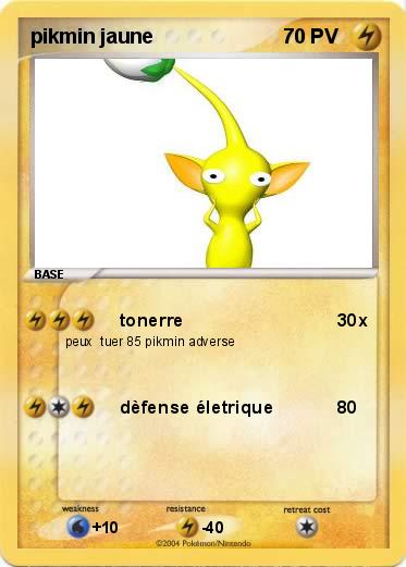 Pokemon pikmin jaune