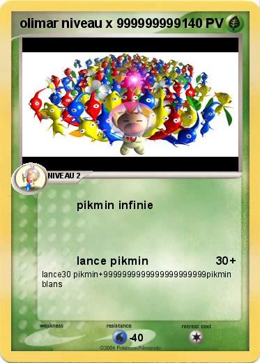 Pokemon olimar niveau x 999999999