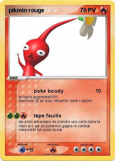 Pokemon pikmin rouge