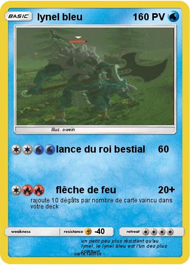 Pokemon lynel bleu