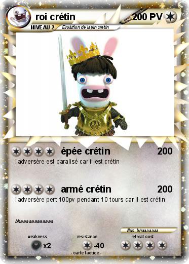 Pokemon roi crétin