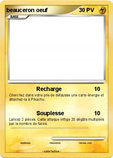 Pokemon beauceron oeuf