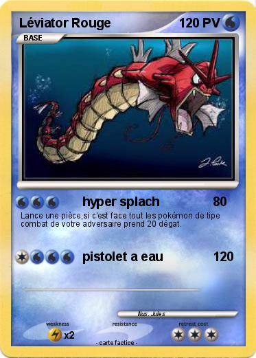 Pokemon Léviator Rouge