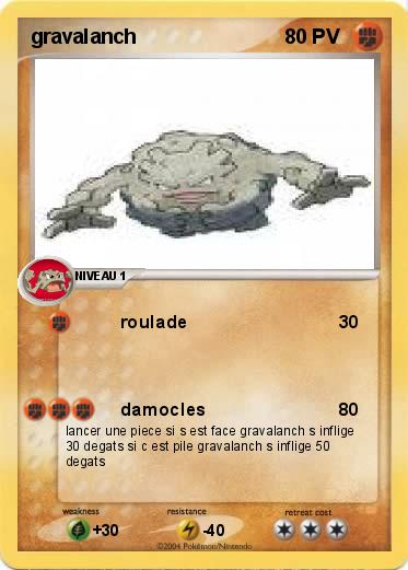 Pokemon gravalanch