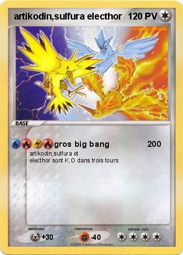 Pokemon artikodin,sulfura electhor
