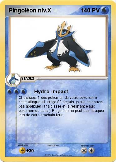 Pokemon Pingoléon niv.X