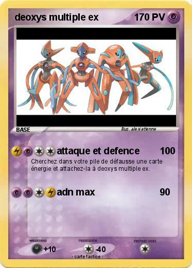 Pokemon deoxys multiple ex