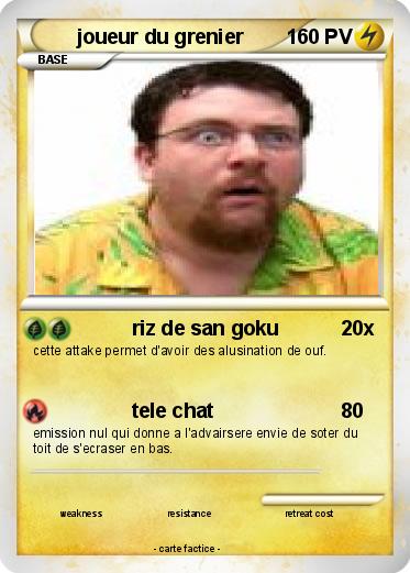 Pokemon joueur du grenier