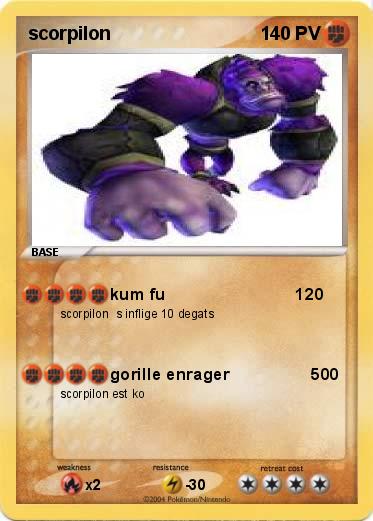 Pokemon scorpilon