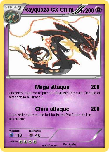 Pokemon Rayquaza GX Chini