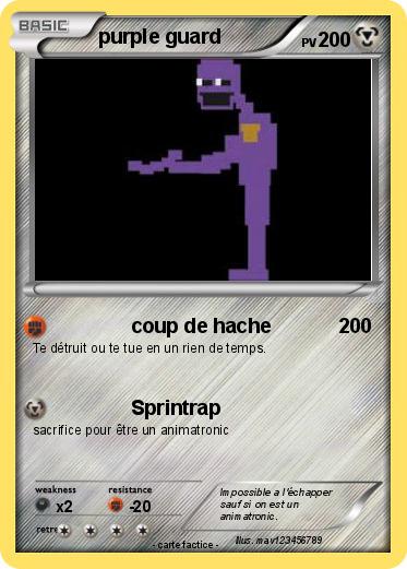 Pokemon purple guard