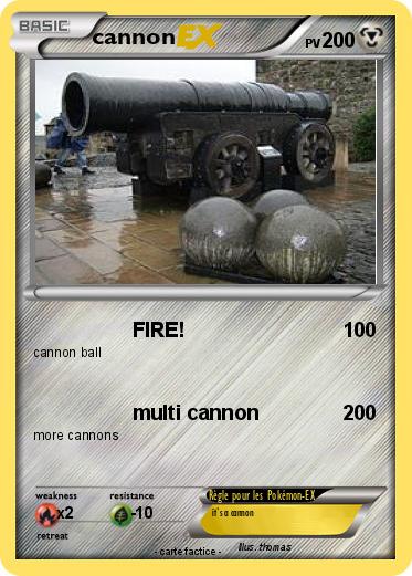 Pokemon cannon