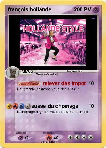 Pokemon françois hollande