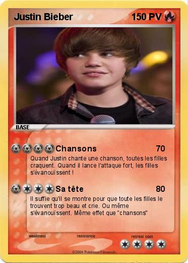Pokemon Justin Bieber