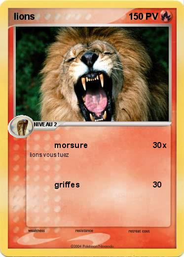 Pokemon lions
