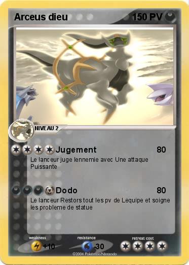 Pokemon Arceus dieu