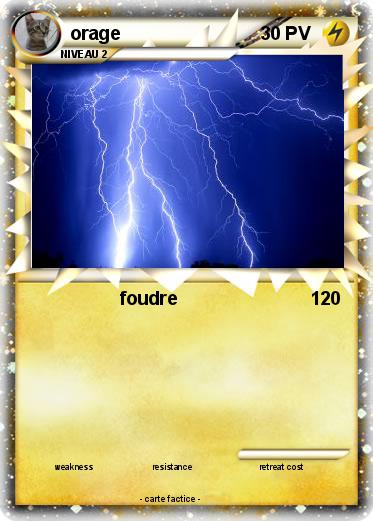 Pokemon orage