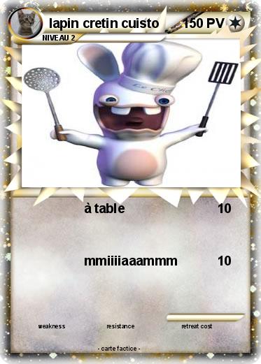 Pokemon lapin cretin cuisto