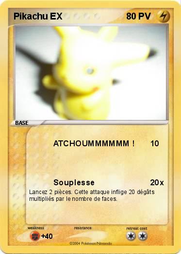 Pokemon Pikachu EX