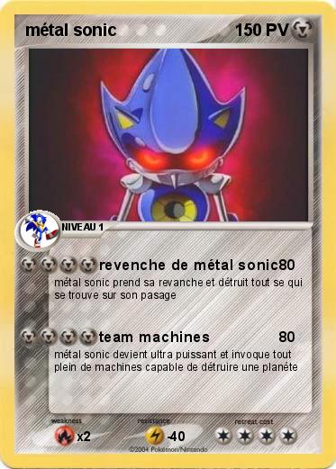 Pokemon métal sonic
