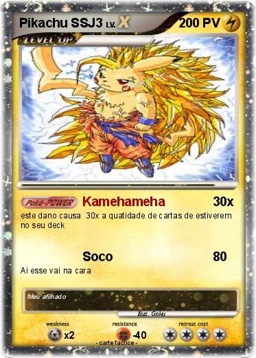Pokemon Pikachu SSJ3