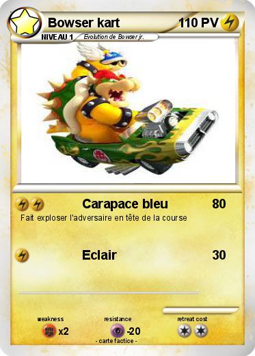 Pokemon Bowser kart