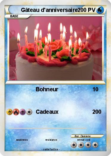 Pokemon Gâteau d'anniversaire