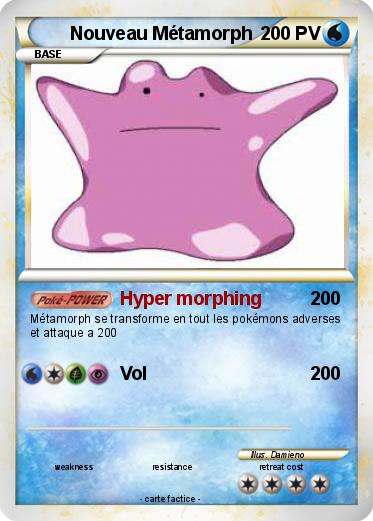 Pokemon Nouveau Métamorph