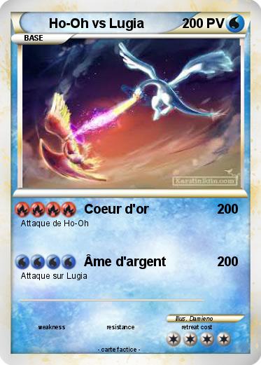 Pokemon Ho-Oh vs Lugia