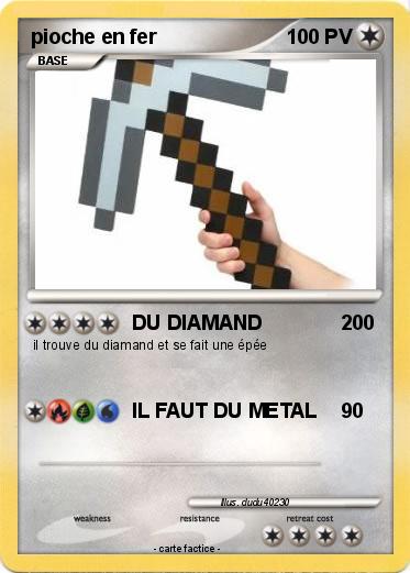 Pokemon pioche en fer