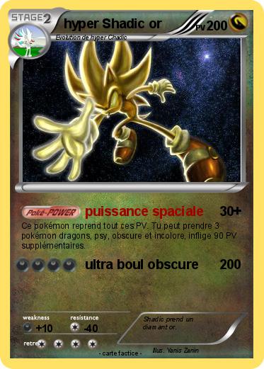 Pokemon hyper Shadic or