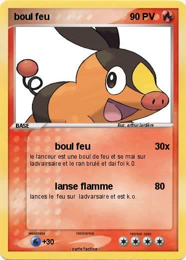 Pokemon boul feu