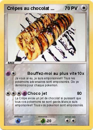 Pokemon Crêpes au chocolat ...