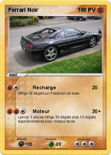 Pokemon Ferrari Noir