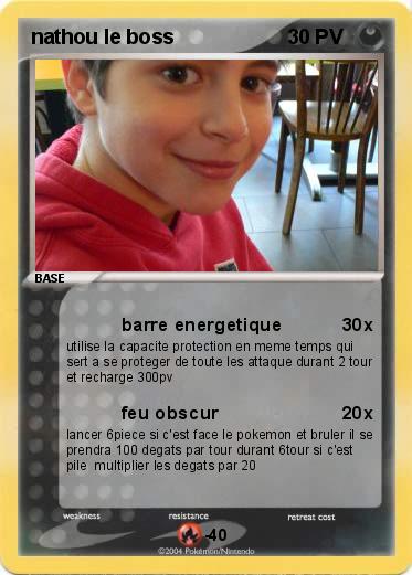 Pokemon nathou le boss