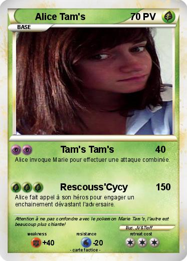 Pokemon Alice Tam's