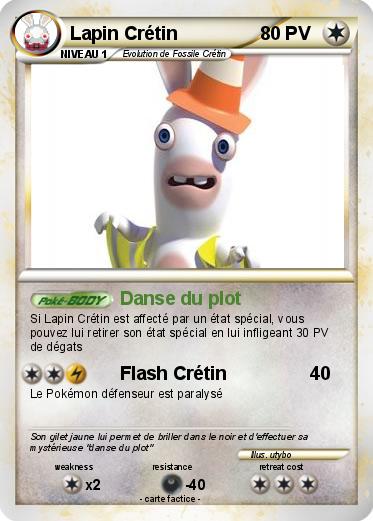 Pokemon Lapin Crétin