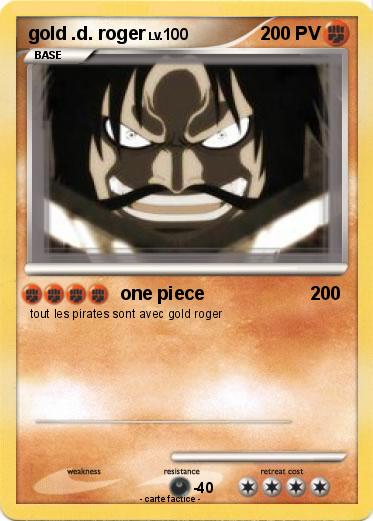 Pokemon gold .d. roger