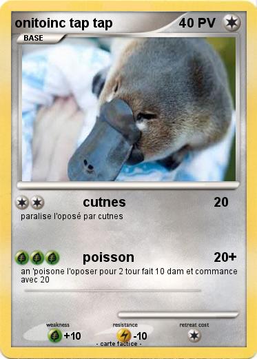 Pokemon onitoinc tap tap