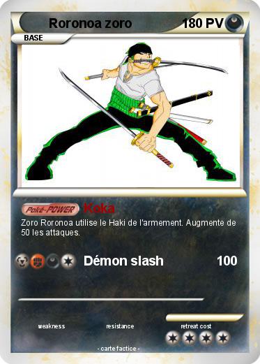 Pokemon Roronoa zoro