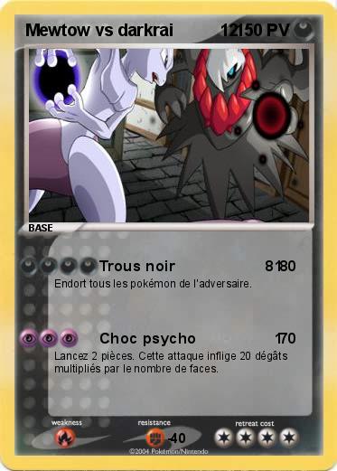 Pokemon Mewtow vs darkrai          12