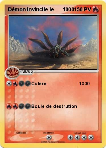 Pokemon Démon invincile le      1000